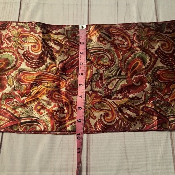 Lane Bryant Paisley Scarf Fall Colors - Picture 6 of 12